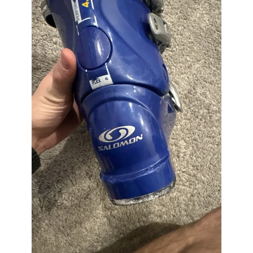 Salomon Womens Performa 4.0 Blue Adjustable Ankle Ski Boots Size US 6.5
